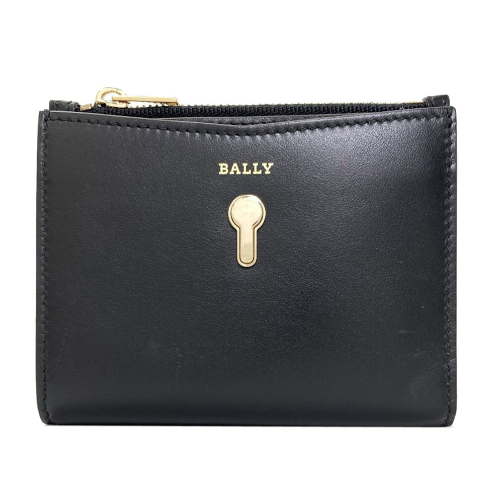 Bally Logo Bi-fold Leather Wallet for Women